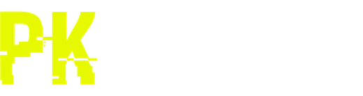 Logotipo de PK Bets con las letras PK en verde lima y BETS en blanco